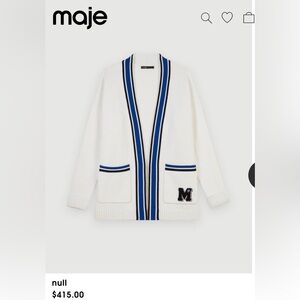 Maje Null Cardigan